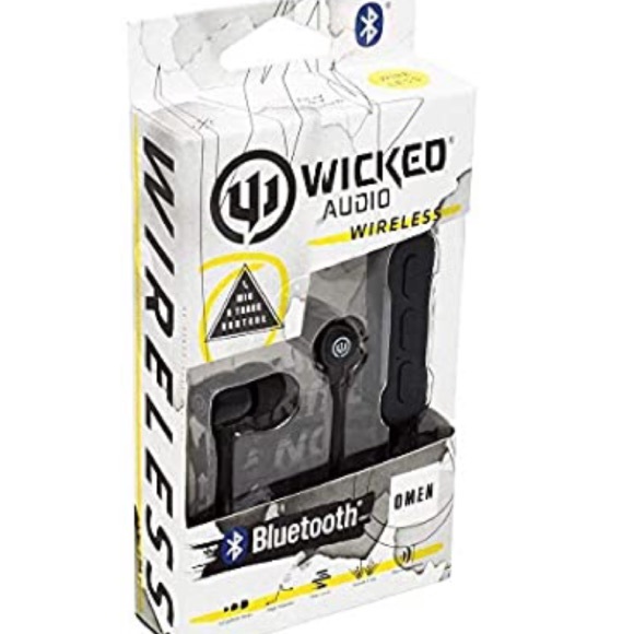 Wicked Audio Bluetooth Earbuds Omen, Black - Picture 1 of 6